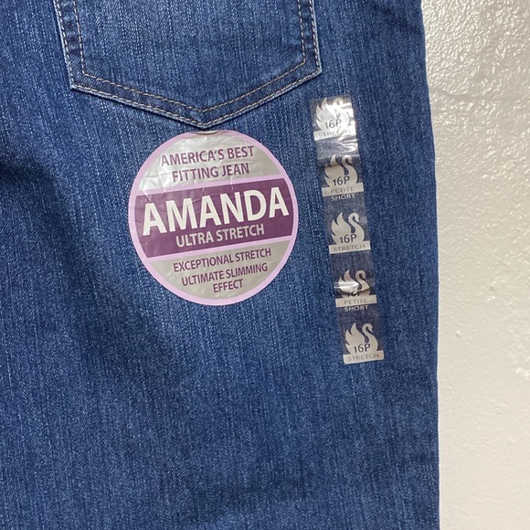 Gloria Vanderbilt Amanda Jeans 16P short - Picture 1 of 7